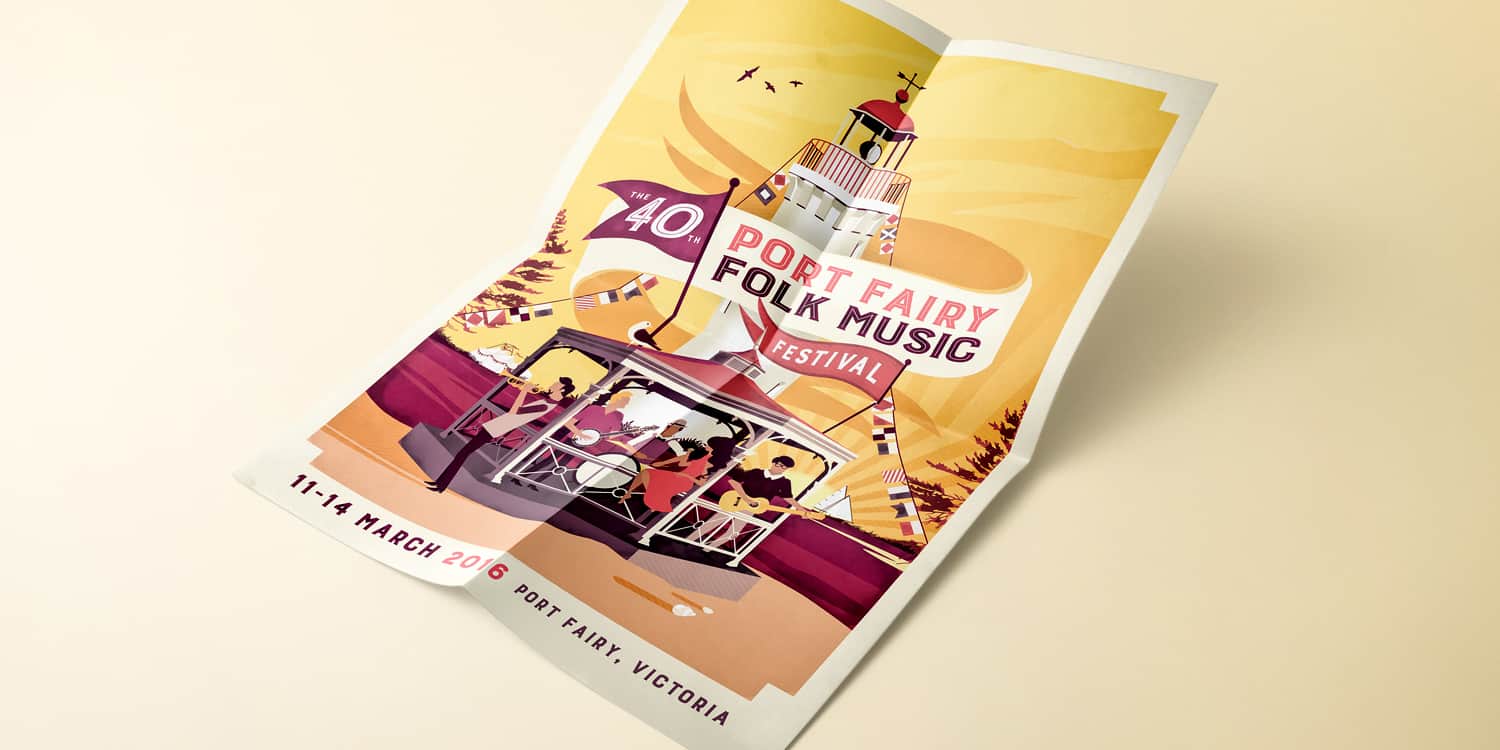 Port Fairy Folk Music Festival Poster