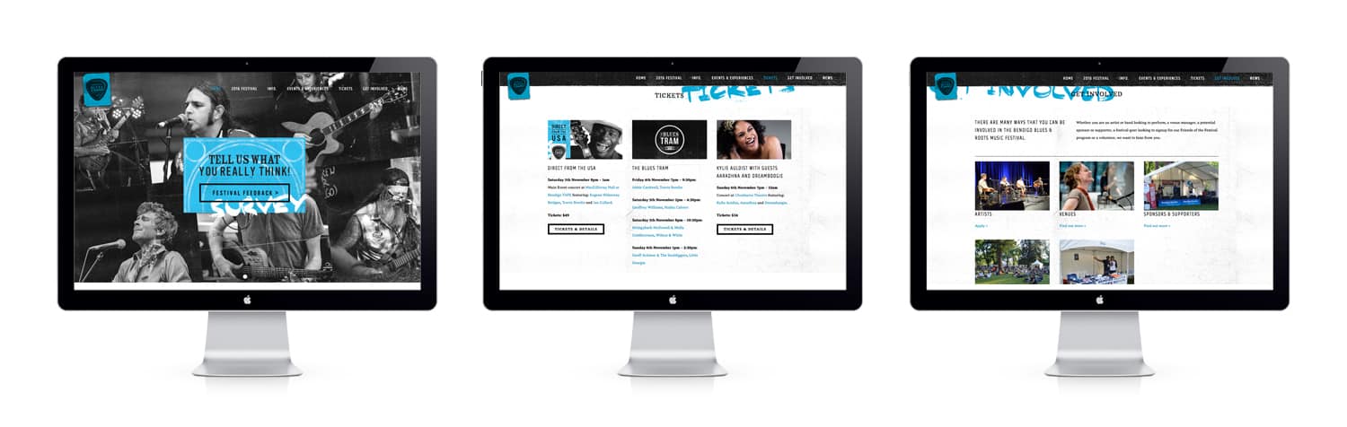 Bendigo Blues & Roots Music Festival Website